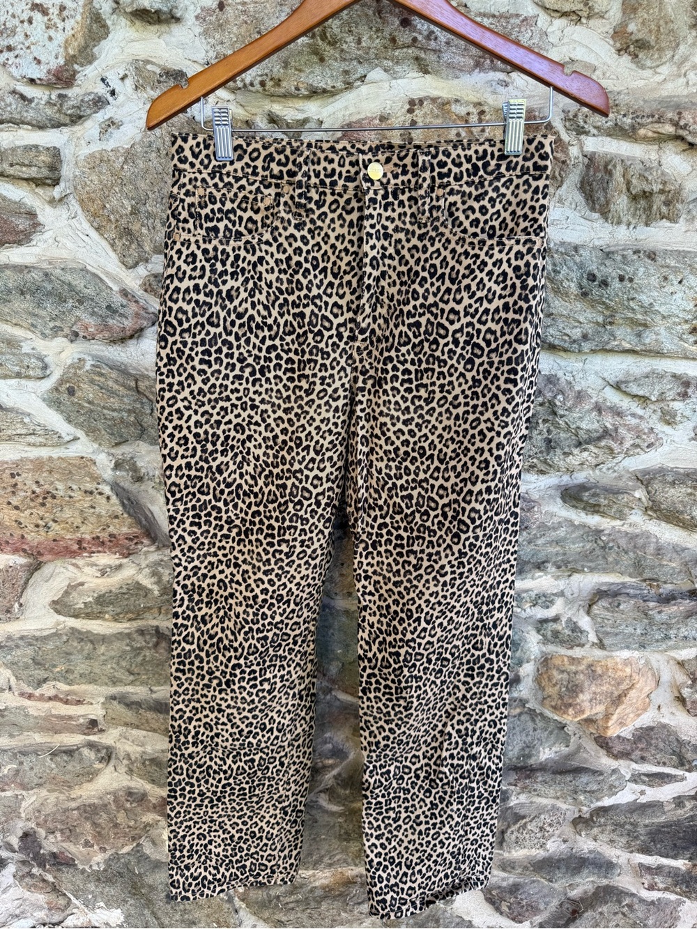 J.Crew Leopard/Cheetah Print Pants Size 27
